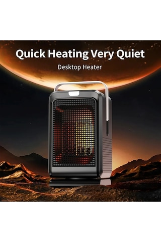 Jialan 1000 W Taşınabilir Masaüstü Elektrikli Isıtıcı Fan