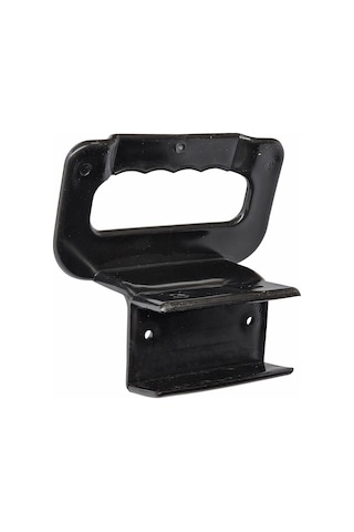 Plastik Baza Kulpu Yatak Kaldırma Tutma Kulp Kolu Tutacağı Kulbu Siyah -40mm Profiller İçin Siyah