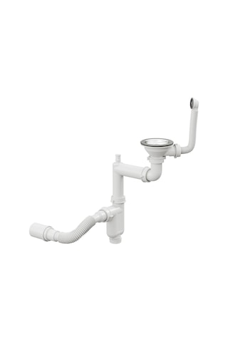 Aqua Bagno Comfort Yer Kazandıran Mutfak Eviye Sifonu Kolay Temizlenir, Ayarlanabilir Koku Önleyici Gider Borulu
