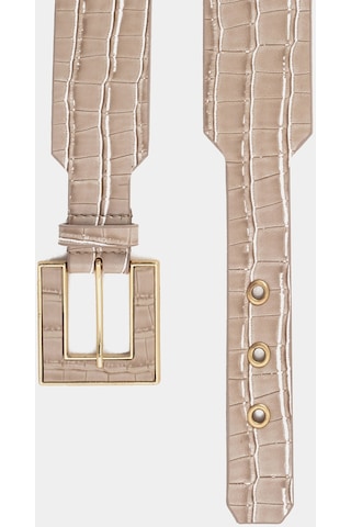 Perspective Metal Kaplama Tokalı Şık Bej Renk Kemer Bej