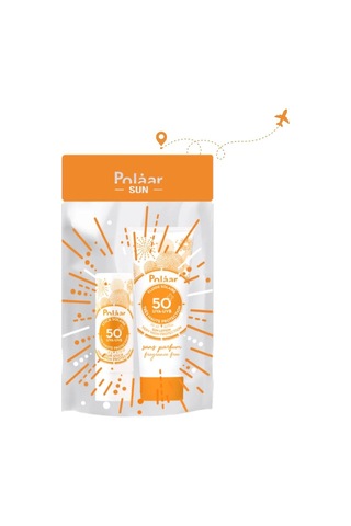 Polaar Güneş Koruyucu Stick SPF50+ 4 G + Güneş Koruyucu Yüz Kremi SPF50+ 20 ML
