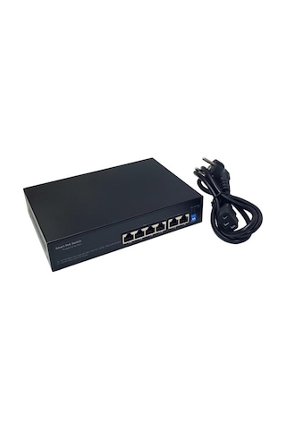 Herz 4 Port PoE Switch + 2 Port Uplink Gigabit