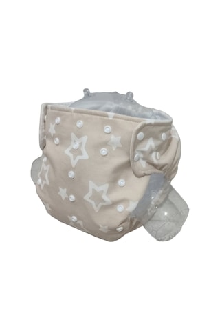 Bezhane Baby Yıkanabilir Bebek Bezi Cepli Yıldızlı Kapiçino 15kg