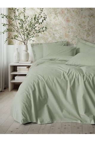 Cotton Box Plain Tek Kişilik Nevresim Takımı Plain Adaçayı Adaçayı