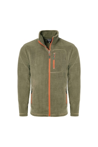 Genius Store Store Erkek Polar Tam Fermuarlı 3 Cepli Outdoor Polar Ceket Tactical Flecee Açık Haki