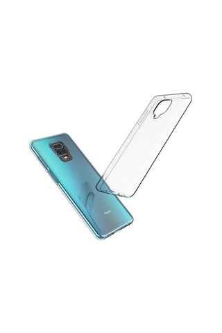 Xiaomi Redmi Note 9S Kilif Seffaf Silikon Hibrit Case 432387080