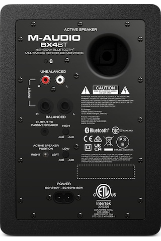 M-Audio BX4 BT Bluetooth Raf Tipi Stüdyo Refarans Hoparlörü