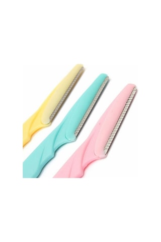 Yüz Jileti ve Kaş Usturası Kadın Jileti Epilasyon 3'lü Set Li-0001B