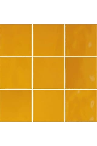 VitrA 10x10 Retromix Fon Amber Sarı Parlak Duvar Karosu K94842380