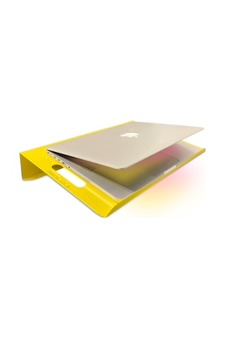 Civciv Sarısı Notebook Standı Laptop Standi Soğutucu Altlığı Sehpası M1