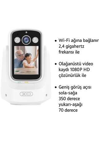 Hd Akıllı Kamera Wi-fi Destekli, Görüntülü Konuşma Özellikli