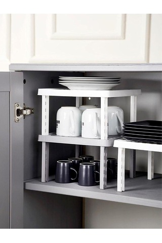 Viyalente Kare Plastik Raf Düzenleyici Raf Yükseltici Dolap Içi Organizer 153.003.n006-1 Diğer