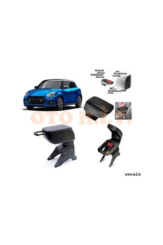 Suzuki Swift 17 Üzeri Uyumlu Kol Dayama Ve Kolçak Sürgülü Bardakl