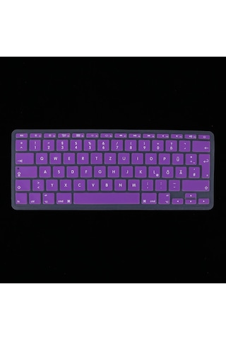 Homyl Avrupa 11 Inç Macbook Için Almanca Fonetik Klavye Mor