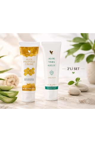 Forever Living Aloe Propolıs Krem+Aloe Vera Gelly-Cilt Bakım Seti