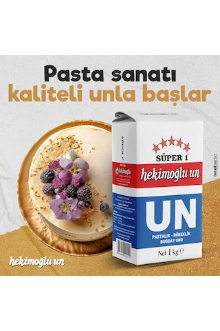 Hekimoğlu Un Süper1 Pastalık Böreklik Buğday Unu 25 KG