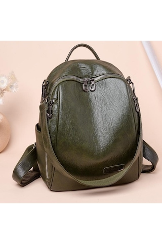 Ganzhoushop Stil Sırt Sırt Sırt Seyahat Preppy Omuz Okul Moda Klasik Kitap Kadın Green Çantası Çantası Çantası Çantası Çantası Çantası Büyük Bayan Arada Akademi 3'ü 1 İv Yeşil