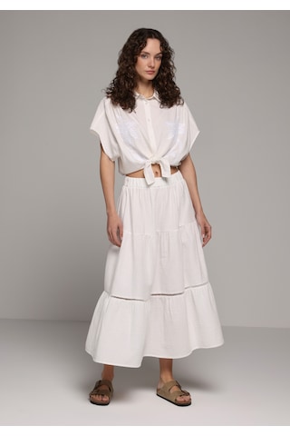 Colin's Colins Maxi Length Düz Kadın Beyaz Etek Cl1080371 Q1.v2 Wht