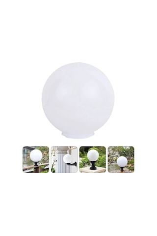 25'lik Karpuz Lamba, Birinci Kalite Pvc Glop, Bahçe Aplikleri Yedek Parçası, 25 Cm Çapında Pvc Küre Beyaz