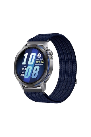 İle Uyumlu 22mm Kordon Gt6/gt6 Pro/gt Runner 2/gt5/gt5 Pro/gt4/gt3/gt3 Pro 46mm İçin Naylon Dokuma Gt6 Pro Kordon Terletmeyen Nefes Alabilen Gt6 46mm Kordonu