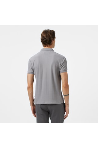 Nautica Erkek Gri Regular Fit Polo Yaka T-shirt Düz K55303t Gri
