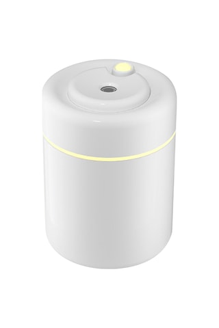 Hangfox Usb Nemlendirici 180ml Ev/ofis/araç İçin Isınır Işıklı Gece Lambası Otomatik Kapanma Beyaz