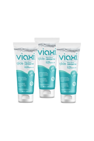 Viaxi Glide Su Bazlı Kayganlaştırıcı Jel 200 ML x 3 Adet