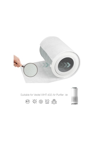 Purmed 10 Adet Vestel Vht 402 Hava Temizleyici Uyumlu Toz Tutucu Ön Filtre