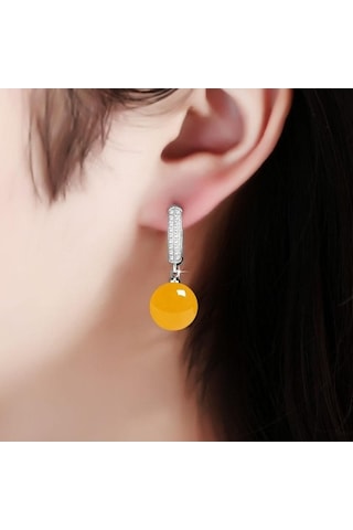 Novahub Beyaz Gerçek 14k Altın 9-10mm İnci Damla Küpe Kadın Gümüş 925 Takı Orecchini Aros Gümüş Kutusu Beyaz