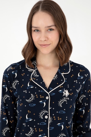 U.s. Polo Assn. Kadın Lacivert Pijama Takım 50303408-vr033 Lacivert