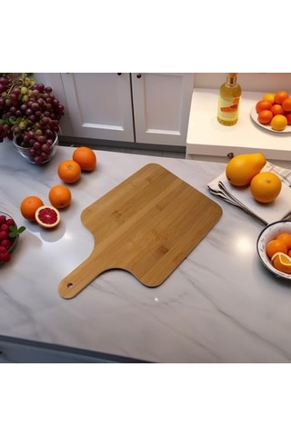 Bambu Kesme Tahtası Antibakteriel Yıkanabilir Doğrama Tahtası Dikdörtgen 40cm 25cm Çok Renkli