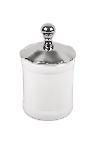 Mikasa Moor Gümüş Seramik Kavanoz 11 X 20 Cm Gümüş