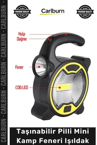 Özel Üretim Cob Led Aydınlatma Outdoor Acil Durum Pratik Hafif Taşınabilir Pilli Mini Kamp Feneri Iş Çok Renkli