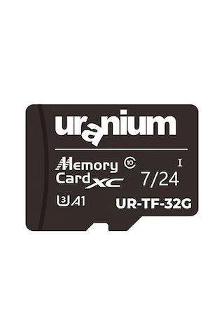 Uranium 32gb Micro Sd Kart U3 7/24 Güvenlik Kamerası 100/40mbps Uranium 32gb Micro Sd Kart U3 7/24 Güvenlik Kamerası 100/40mbps