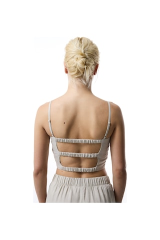 Penti Taş Rengi Luna Keten Crop Top Üst