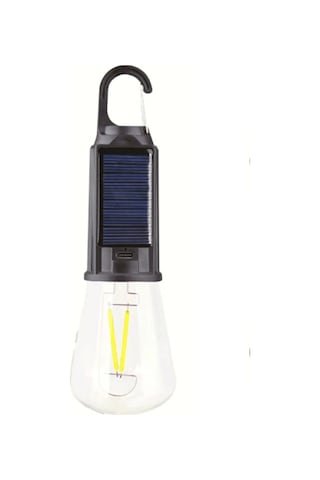 Usb Şarjlı + Güneş Enerjili Bahçe Balkon Teras Kamp Karavan Aydınlatması Lambası Solar Led Ampul