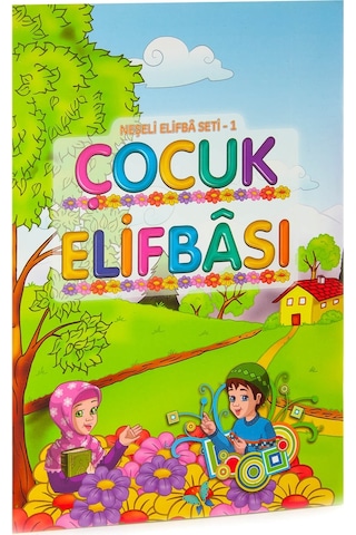 Neşeli Elifbâ Seti 1 Çocuk Elifbâsı Dini Eğitici Kitap