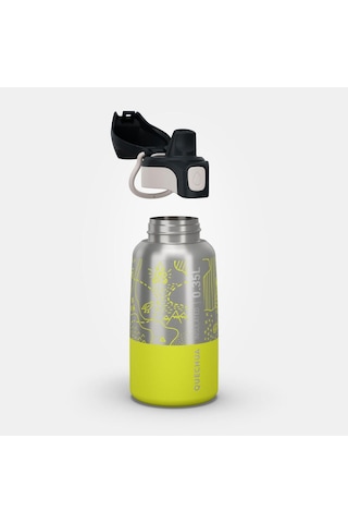 Quechua Çocuk Outdoor Paslanmaz Çelik Termos - 0,35 L - Sarı Sarı