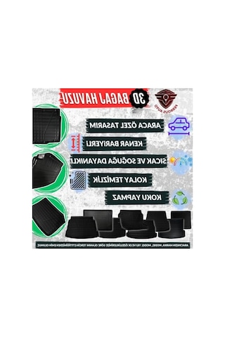 Ferrous 3d Bagaj Havuzu, Volvo Ex30 Elektrikli Araç İçin Uyumlu Koruma