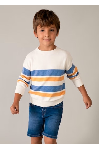 Mayoral Erkek Çocuk Denim Şort 3205 Mavi