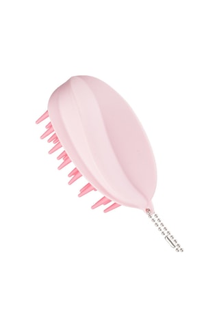 Carambola Saç Derisine Masaj Silikon Şampuan Fırçası-pembe