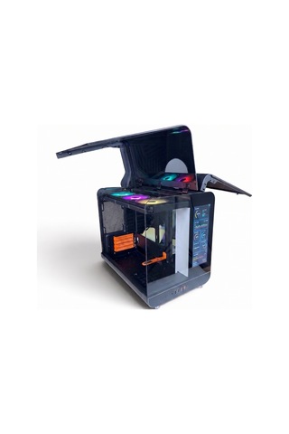 Dijital Ekranlı Rgb Fanlı Cam Pencereli Gaming Oyuncu Atx Bilgisayar Kasası