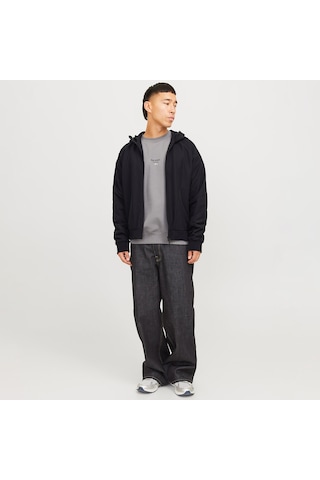 Jack&jones Perfect Bomber Erkek Siyah Kapüşonlu Ceket Siyah