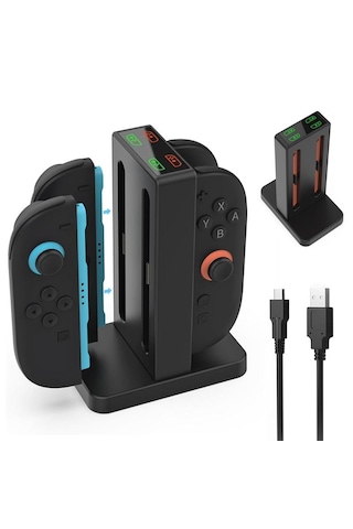 Nintendo Switch 2 Joycon Şarj İstasyonu Dock Switch 2 Joycon Uyumlu