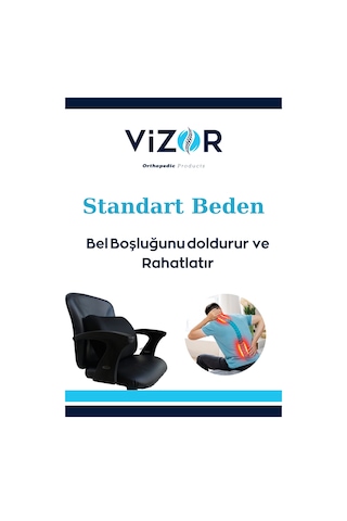 Ortopedik Bel Desteği Sırt Minderi Ofis Araç Desteği Bel Destekleyici Anatomik
