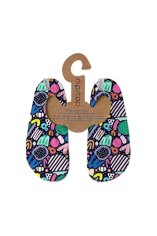 Slipstop Geo Junior Kaydırmaz Deniz Havuz Patiği Karışık Çok Renkli