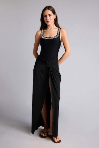 Defacto Regular Fıt Siyah Burkini Plaj Eteği H9907ax26hsbk81 Siyah-bk81