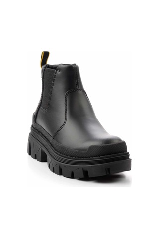 Black Leather Kadın Bot & Bootie Cat0111121503 Black