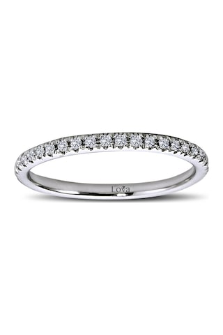 Lova 0,15 Karat Pırlanta Yarımtur Yüzük - 1030148