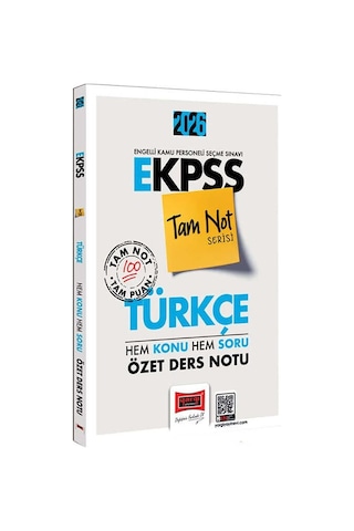 Yargı 2026 Ekpss Tam Not Serisi Türkçe Hem Konu Hem Soru Özet Ders Notu
